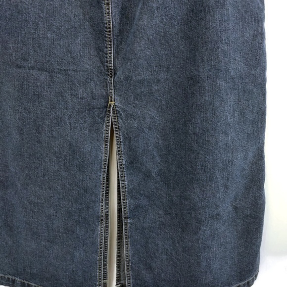 Ashley Stewart Womens Plus Size 20 Denim Maxi Long - Picture 5 of 5